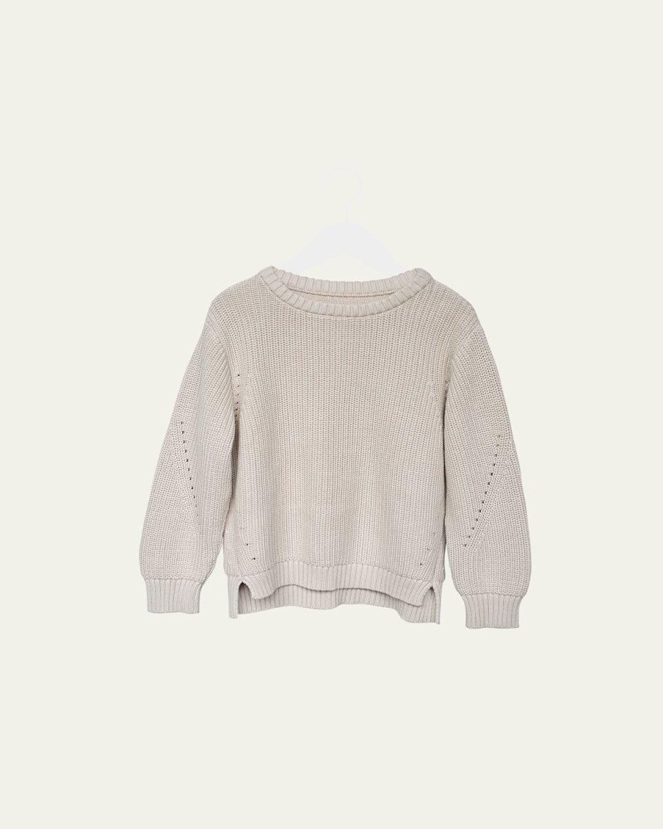 Kid's The Essential Cotton Sweater, Size Newborn-10